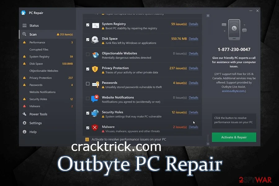  OutByte PC Repair License Key