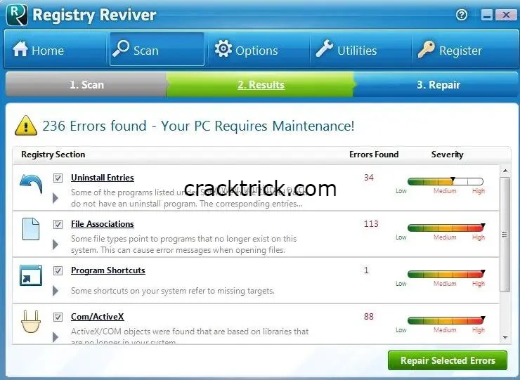   Registry ReviverSoft Reviver Serial Key